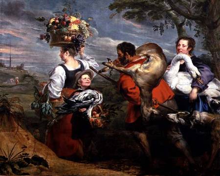 Peasants Going to Market de F. Rubens