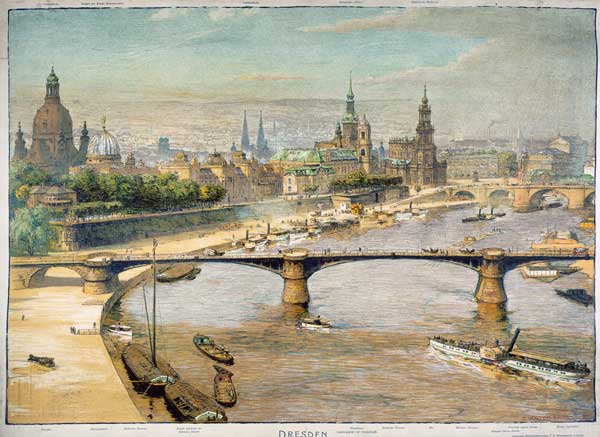 Dresden, panorama , F.Walter Ernst. de F. Walter Ernst
