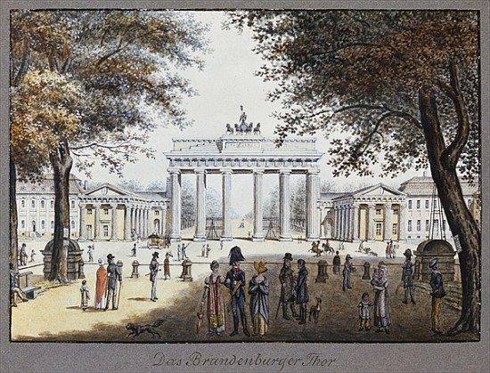 The Brandenburg Gate, Berlin de F.A. Calau
