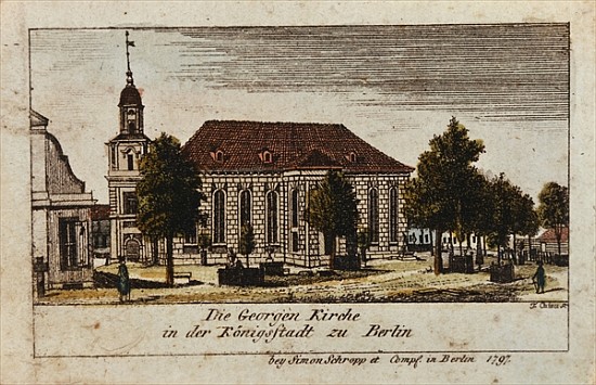 The Church of St. George in Konigsstadt, Berlin de F.A. Calau