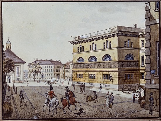 View of the mint, Berlin de F.A. Calau