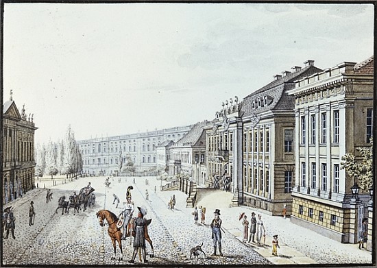 View of the Royal Palace, Berlin de F.A. Calau