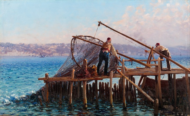 Fishermen de Fausto Zonaro