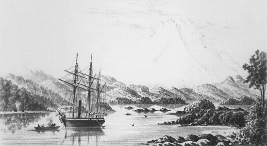 Mount Burney from the Otter Islands de F.C.P. Vereker