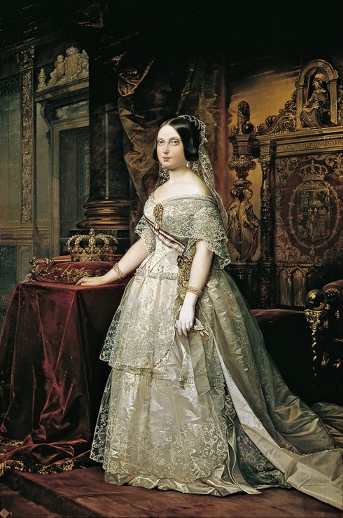 Portrait of Isabella II of Spain de Federico de Madrazo y Kuntz