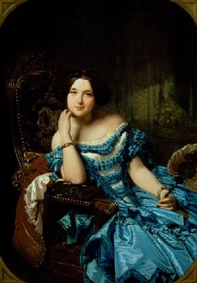 Portrait of Amalia de Llano u Dotres (1821-74), Countess of Vilches