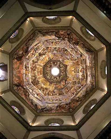 The Last Judgement, from the cupola of the Duomo de Federico Vasari