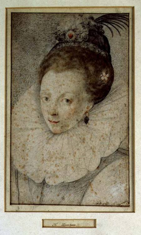 Portrait of Queen Elizabeth I (1533-1603) 16th century de Federico Zuccari