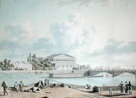 The Pont de la Concorde and the Facade of the Corps Legislatif de Felice Marie Ferdinand Storelli