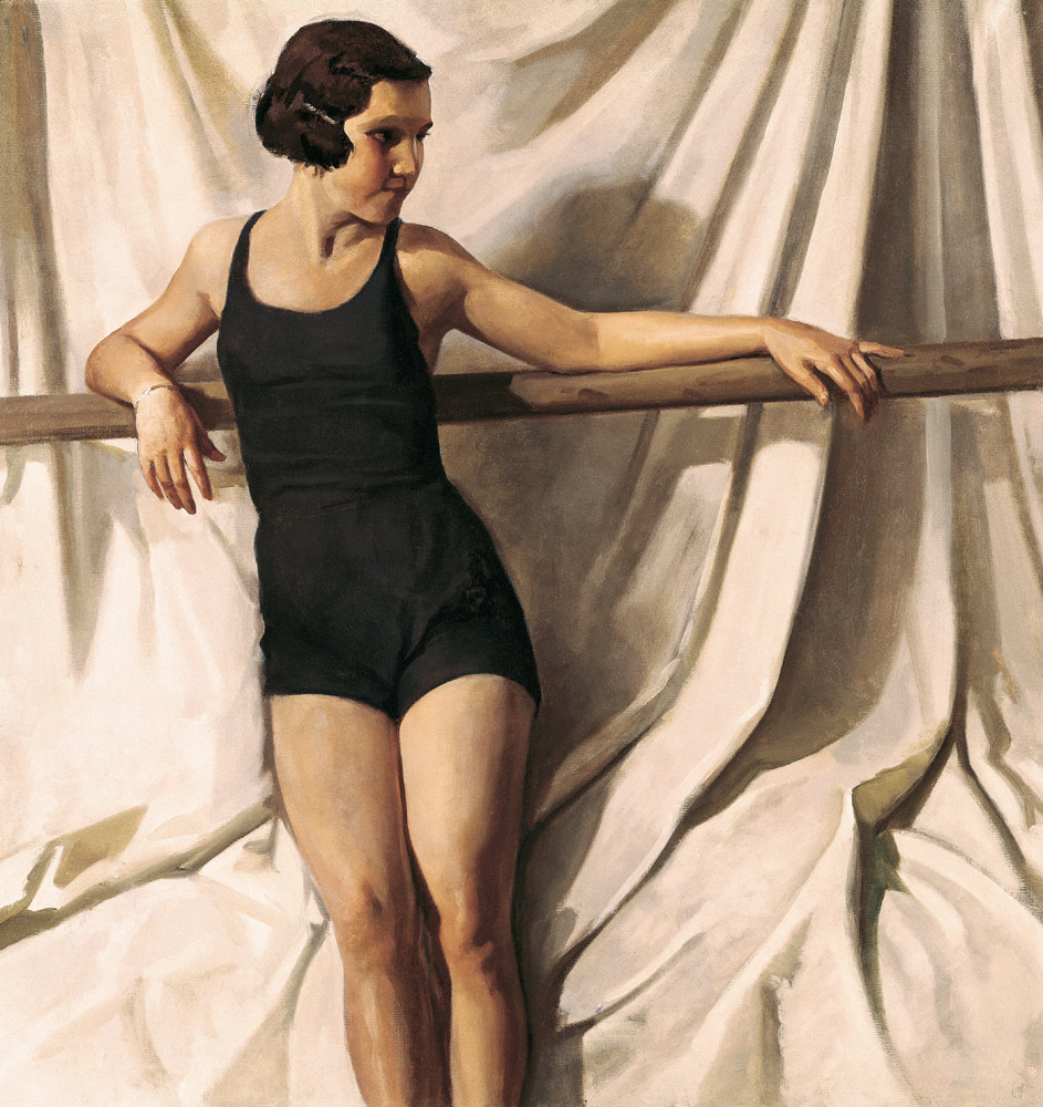 Young Bather, c20th (oil on canvas) de Felipe Abarzuza y Rodriguez de Arias