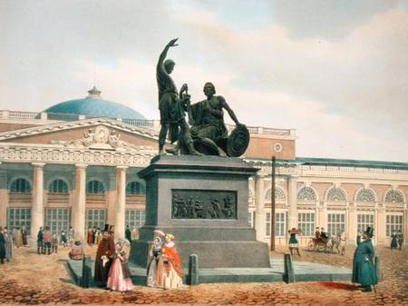The Minin and Pozharsky monument in Moscow de Felix Benoist