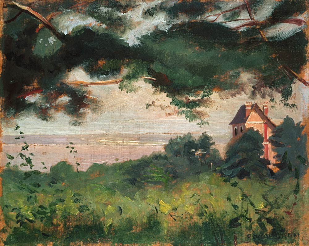 Vallotton / Honfleur, view onto../c.1910 de Felix Vallotton