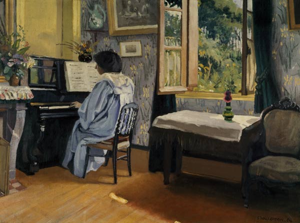 F.Vallotton / Woman at the Piano de Felix Vallotton