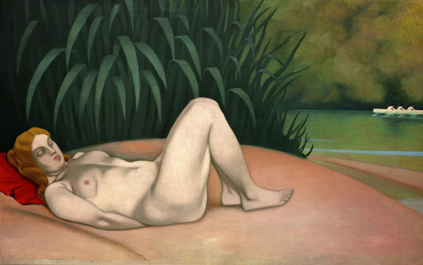 F.Vallotton / Nude by River Bank / 1921 de Felix Vallotton
