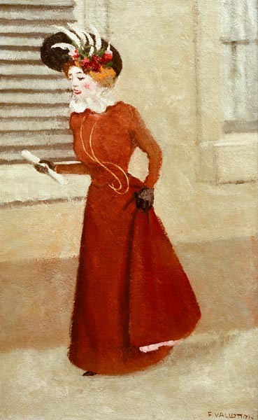 F.Vallotton / Woman w.Plumed Hat / 1895 de Felix Vallotton