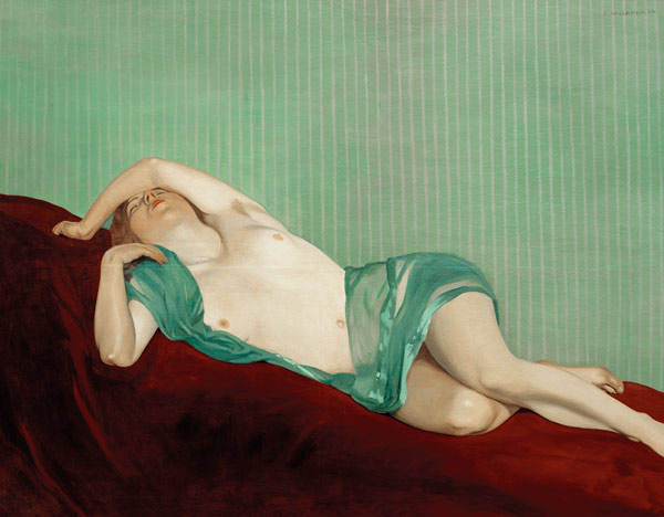 F.Vallotton / Reclining Nude.../ 1914 de Felix Vallotton