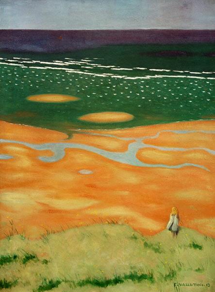 F.Vallotton, Inundación en Houlgate