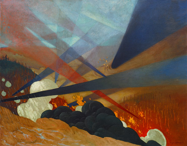 F.Vallotton / Verdun / Painting / 1917 de Felix Vallotton
