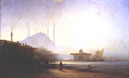 View of Istanbul de Felix Ziem