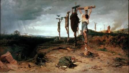 The Damned Field, Execution place in the Roman Empire de Feodor Andrejeitsch Bronnikov