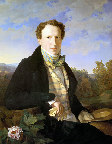 Self portrait de Ferdinand Georg Waldmüller