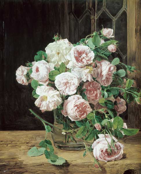 F.G.Waldmüller / Bunch of Roses / 1832 de Ferdinand Georg Waldmüller