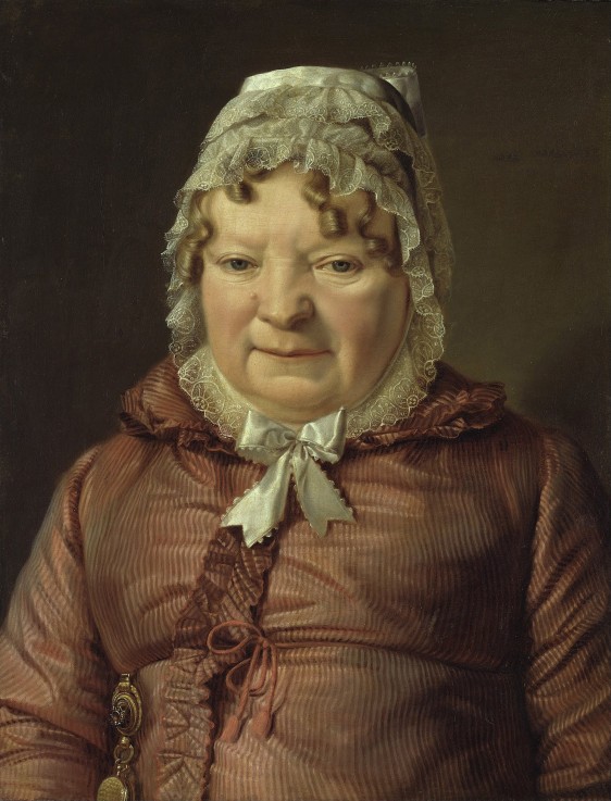 Portrait of the Mother of Captain von Stierle-Holzmeister de Ferdinand Georg Waldmüller