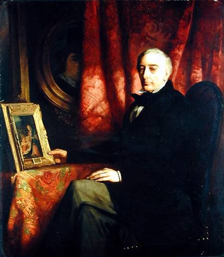 Portrait of the art collector Nicolaus Hudtwalcker de Ferdinand Heilbuth