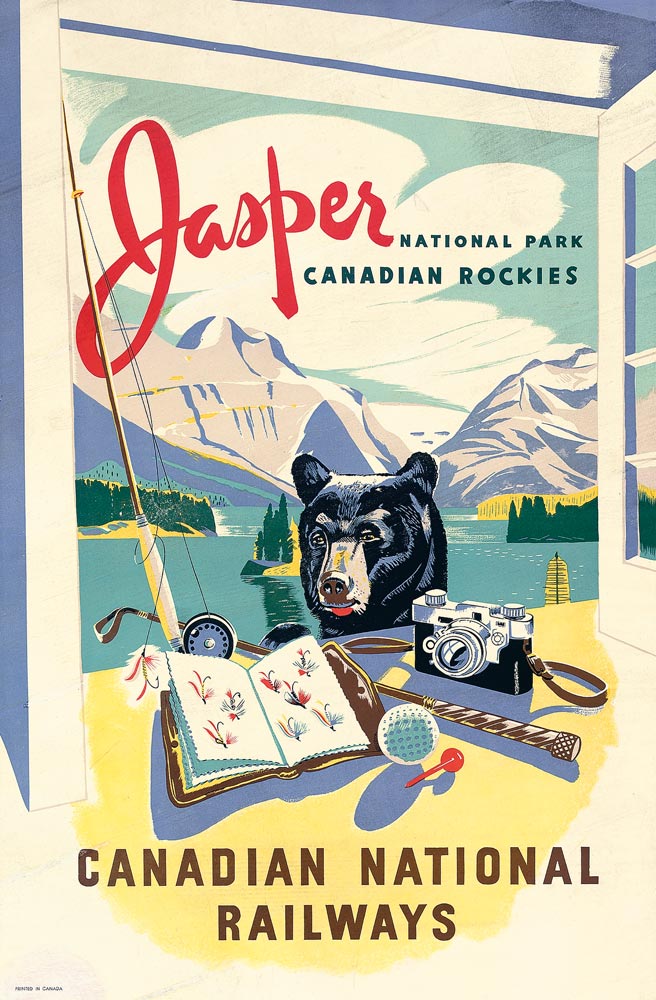 Jasper, Canadian National Railways. de Ferdinand Hodler