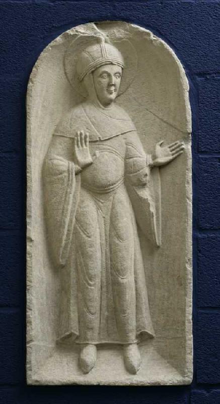Anbetende Heilige (Relief von einer Chorschranke aus der Mauritz-Kirche in Münster) de Ferdinand Hodler