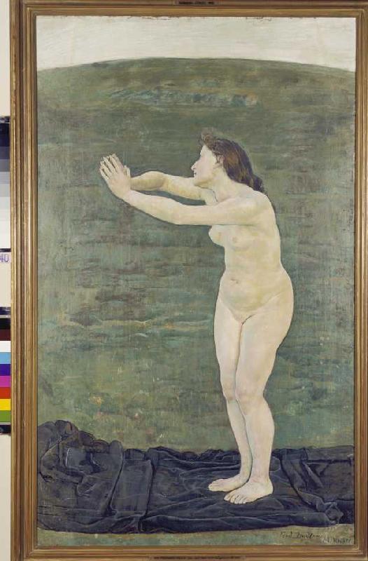 Being wrapped up in the space de Ferdinand Hodler