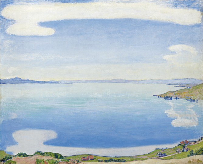 Lake Geneva seen from Chexbres de Ferdinand Hodler