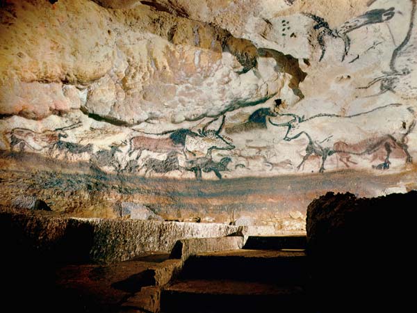 Höhle von Lascaux, Dordogne de Ferdinand Hodler