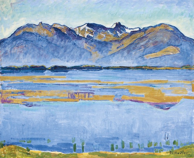 Montana landscape with Becs de Bosson and Vallon de Réchy de Ferdinand Hodler