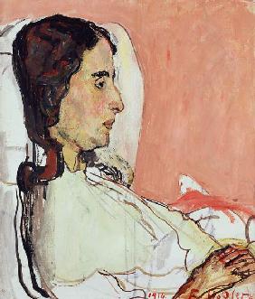 Madame Valentine Gode Darel, Ill, 1914 (oil on canvas)