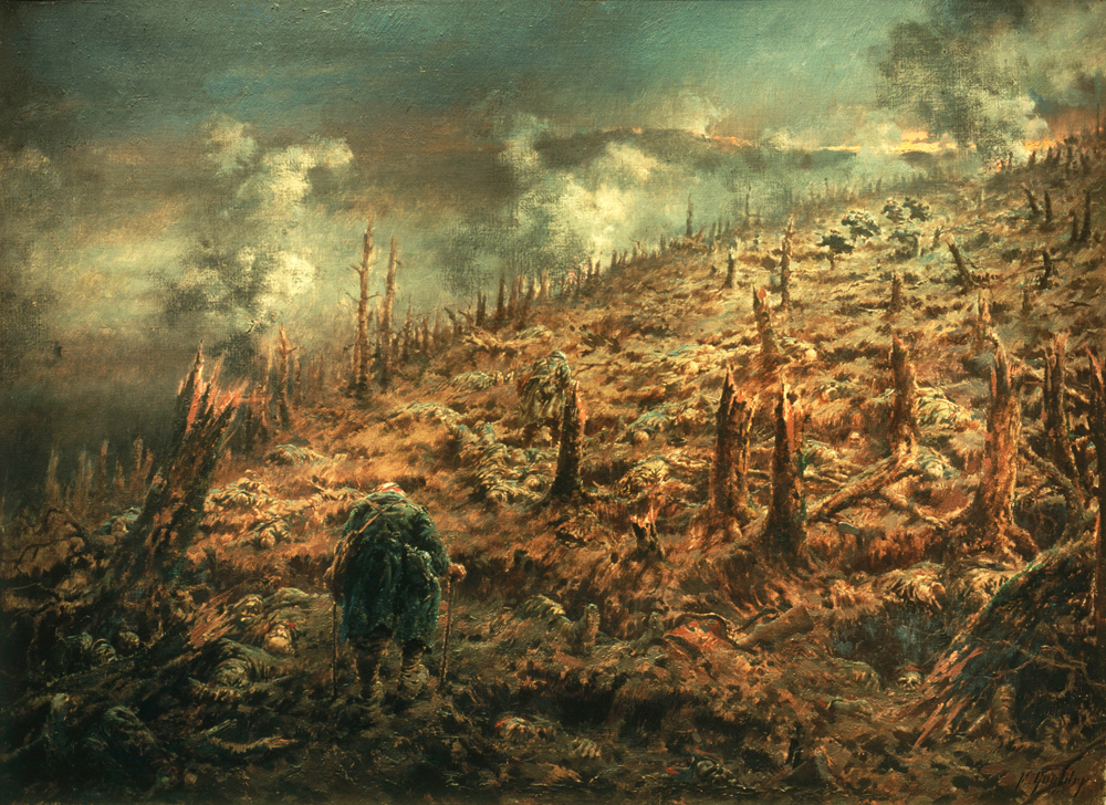 Le ravin de la mort a Verdun de Ferdinand Joseph Gueldry
