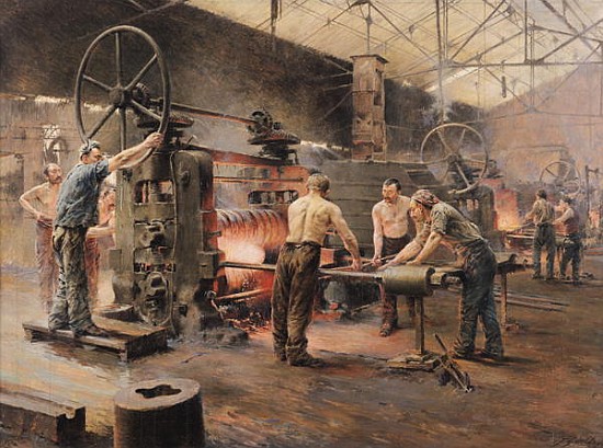 The Rolling Mill de Ferdinand Joseph Gueldry
