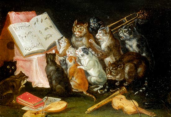 A Musical Gathering of Cats de Ferdinand van Kessel