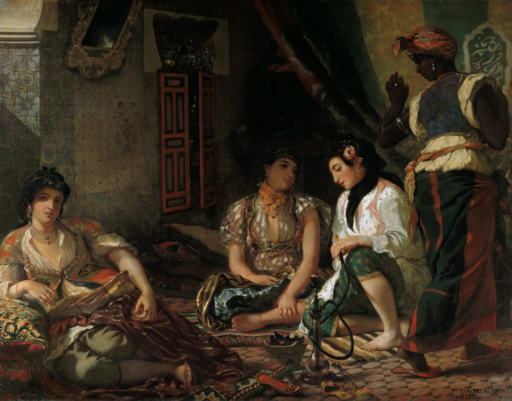 Mujeres de Argel de Ferdinand Victor Eugène Delacroix