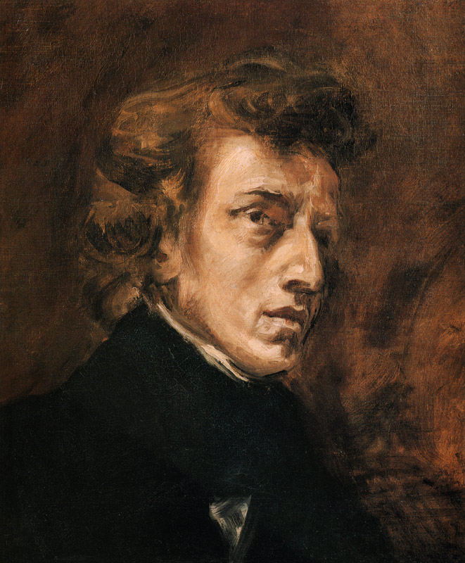 Frédéric Chopin de Ferdinand Victor Eugène Delacroix