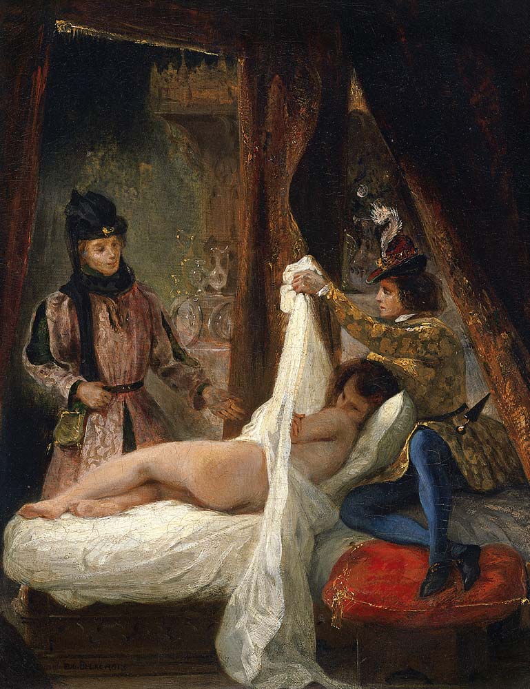 The Duke of Orléans showing his Lover de Ferdinand Victor Eugène Delacroix