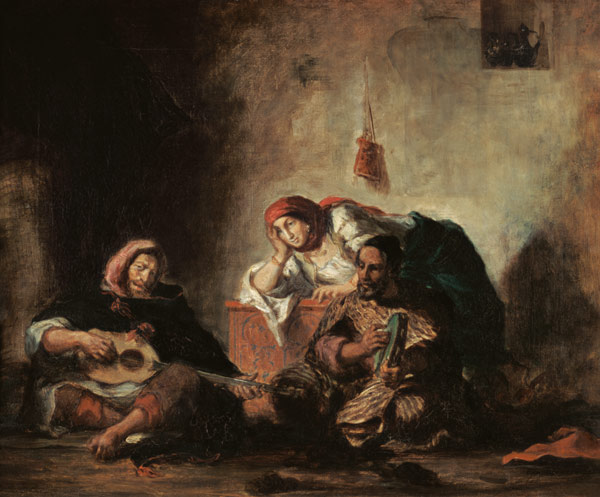 Jewish Musicians in Mogador de Ferdinand Victor Eugène Delacroix