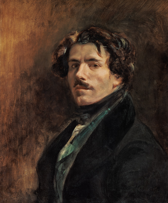 Self Portrait de Ferdinand Victor Eugène Delacroix