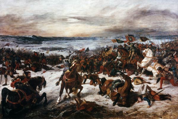 Death of Charles the Brave de Ferdinand Victor Eugène Delacroix