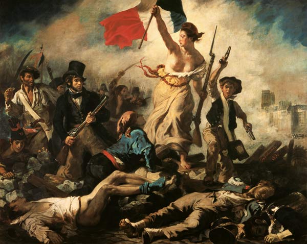 La libertad de las barricadas de Ferdinand Victor Eugène Delacroix