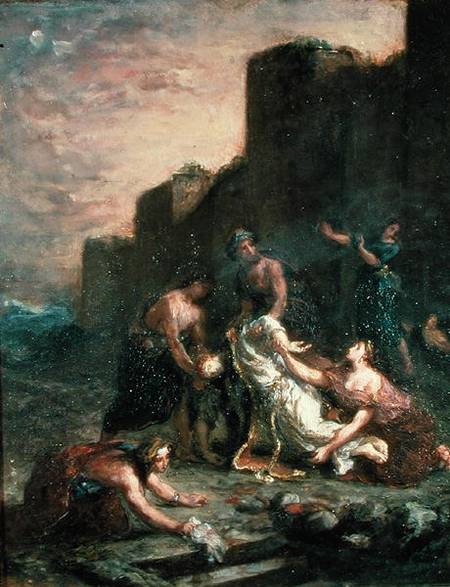 The Martyrdom of St. Stephen de Ferdinand Victor Eugène Delacroix