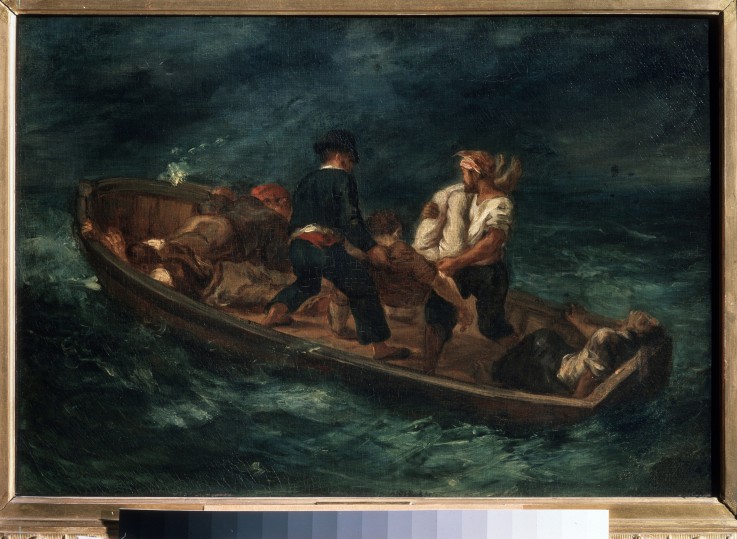 After a Shipwreck de Ferdinand Victor Eugène Delacroix