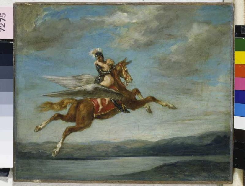 Roger and Angélique de Ferdinand Victor Eugène Delacroix