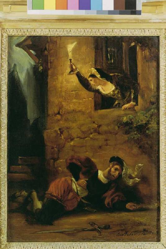 Dying Valentin de Ferdinand Victor Eugène Delacroix
