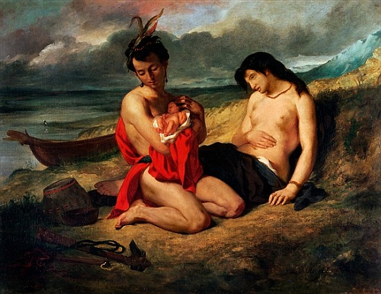 The Natchez, c.1823-35 de Ferdinand Victor Eugène Delacroix